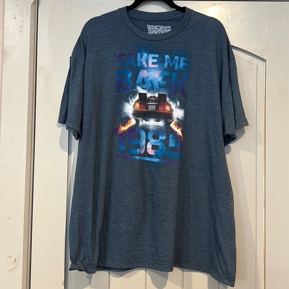 Back To The Future mens t-shirt, gently used condition.